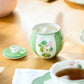 Apple Blossom Bone China Sugar Bowl with Gift Box