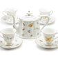 Summer Garden Fine Porcelain Tea Set