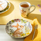 8.5" Spring Garden Bunny Salad/Dessert Plate
