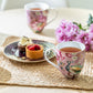 Peacock Lotus Garden Pink Fine Porcelain Mug