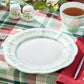 Festive Pup and Tree Fine Porcelain Dessert/Dinner Plate