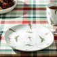 Potter's Studio Holly Berries Organic Shape Dinner Plate