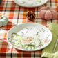 8.5" Fall Pumpkins Green Harvest Salad/Dessert Plate
