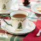 Christmas Tree Delight Cup and Saucer