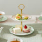 Apple Blossom Bone China 2-Tier Server with Gift Box