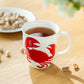 Red Crab Bone China Mug