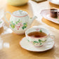 Apple Blossom Pink Bone China Tea For One Set with Gift Box