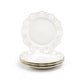 White Lace Blossom Fine Porcelain Dessert Plate