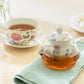 Butterfly Garden Glass and Fine Porcelain Tea For One Set