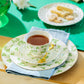 Shamrock Fine Porcelain Dessert/Dinner Plate