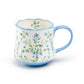 Blue Wild Floral Mug