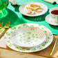Shamrock Fine Porcelain Dessert/Dinner Plate