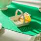 Shamrock 5" Fine Porcelain Tea Bag Basket