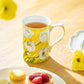 Tulip Yellow Bone China Mug