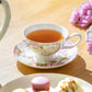 Rose Pink Bone China Tea Cup and Saucer