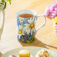 Daisy Blue Bone China Mug