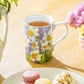 Daffodil Purple Bone China Mug