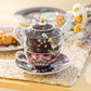 Peacock Lotus Garden Plum Tea For One Set