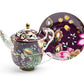 Peacock Lotus Garden Plum Tea For One Set