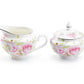 Stechcol Gracie Bone China Beau Rose Bone China Sugar & Creamer Set