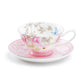 Stechol Gracie Bone China Beau Rose Bone China Tea Cup and Saucer