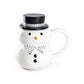 Potter's Studio Snowman Coffee Mug with hat lid