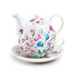Bellflower Bliss Fine Porcelain Tea For One Set