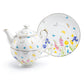 Butterfly Garden Fine Porcelain Tea For One Set