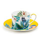 Tropical Bird Fine Porcelain Cup and Saucer