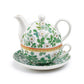 Gardenia Charm Fine Porcelain Tea For One Set