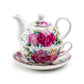 Rose Garden Fine Porcelain Tea For One Set