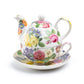 Flower Symphony Fine Porcelain Tea For One Set