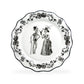 Halloween Victorian Skeletons Dessert/Dinner Plate