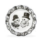 Halloween Victorian Skulls Dessert/Dinner Plate