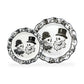 Halloween Victorian Skulls Dessert/Dinner Plate