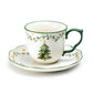 Christmas Tree Delight Cup and Saucer
