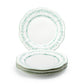 Festive Pup and Tree Fine Porcelain Dessert/Dinner Plate