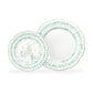 Festive Pup and Tree Fine Porcelain Dessert/Dinner Plate