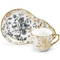 Golden Rose Fine Porcelain Tea Snack Set