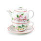 Apple Blossom Pink Bone China Tea For One Set with Gift Box