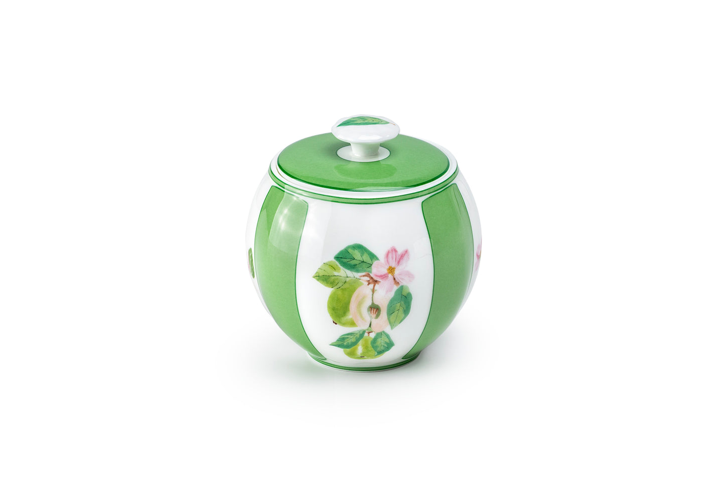 Apple Blossom Bone China Sugar Bowl with Gift Box