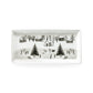 Winter Wonderland Ski Village Fine Porcelain Serving Tray