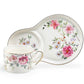 Pink Camellia Fine Porcelain Tea Snack Set