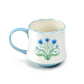 Blue Folk Bloom Mug
