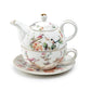 Magnolia Garden Fine Porcelain Tea For One Set