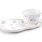 Petite Wildflowers Fine Porcelain Tea Snack Set