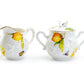 Grace Teaware Lemon Bee Fine Porcelain Sugar & Creamer Set