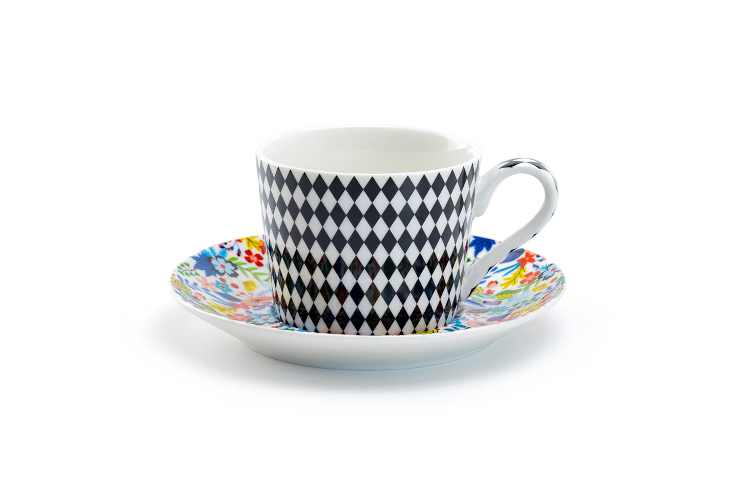 Stechcol Mad Hatter Bone China Cup and Saucer