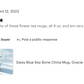 Daisy Blue Bone China Mug