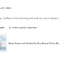 Beau Rose and Butterfly Bone China Mug